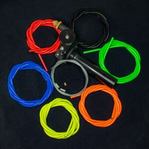 Pack mando de gas rápido Domino, cable, prisionero, funda y tapas