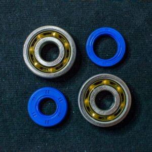 Kit de rodamientos de poliamida y retenes de viton para cigüeñal Minarelli AM6